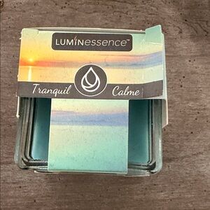 Luminessence Tranquil Square Candle - Seafoam Blue-Green